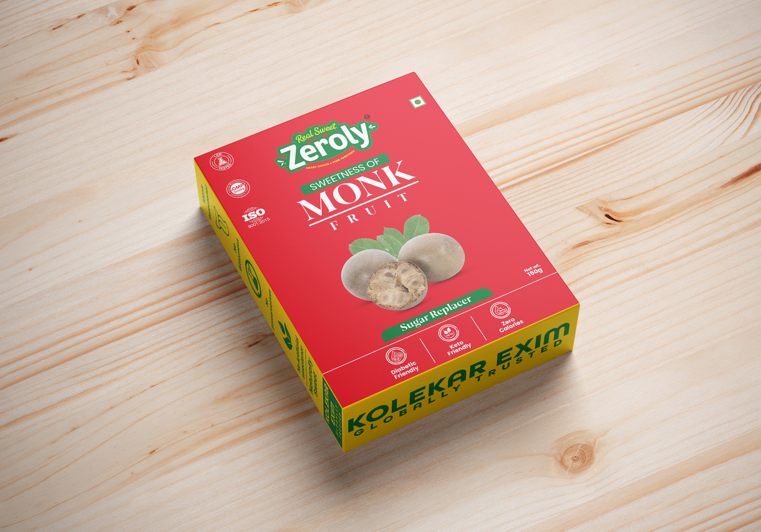 RealSweet Zeroly monk fruit sweetener packet